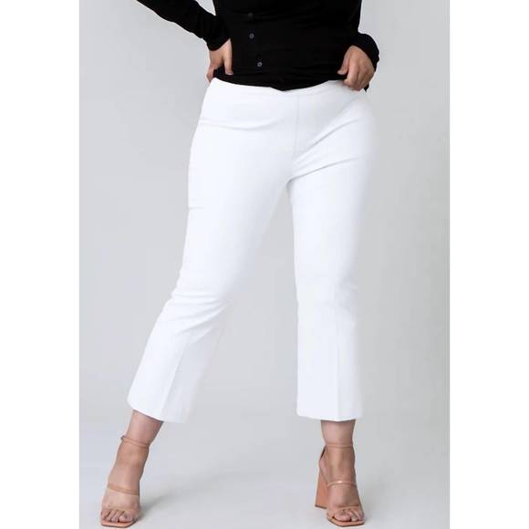 SPANX Pants - NEW SPANX on the go kick flare pant with silver lining technology in classic whi